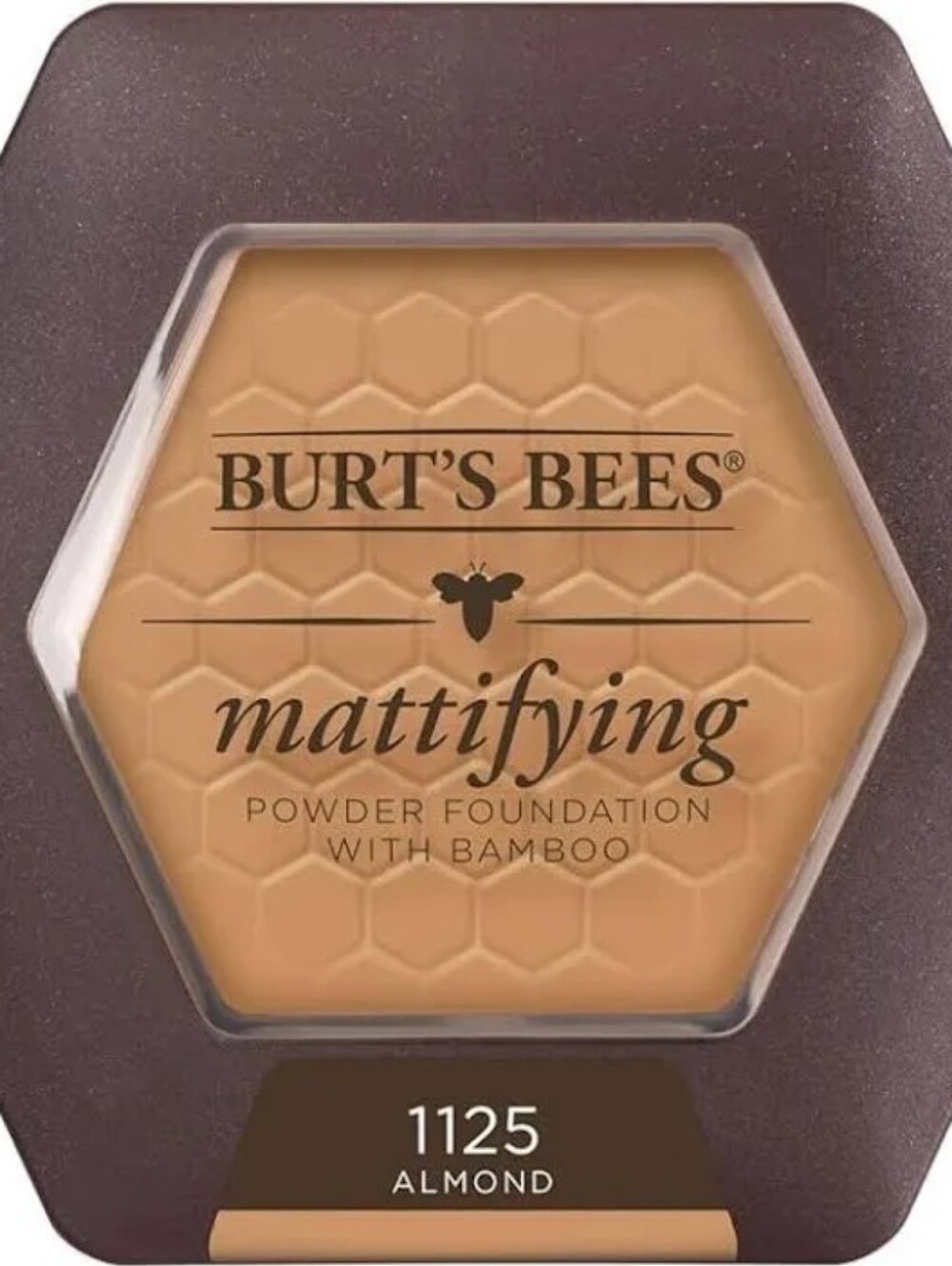 #1125 ALMOND Burts Bees DISCONT. Mattifying Powder Foundation NWOTag